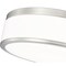 Z-Lite Ballord 1 Light Flush Mount, 12in. W x 13in. L, Brushed Nickel 1012F12-BN-LED - alternate 5
